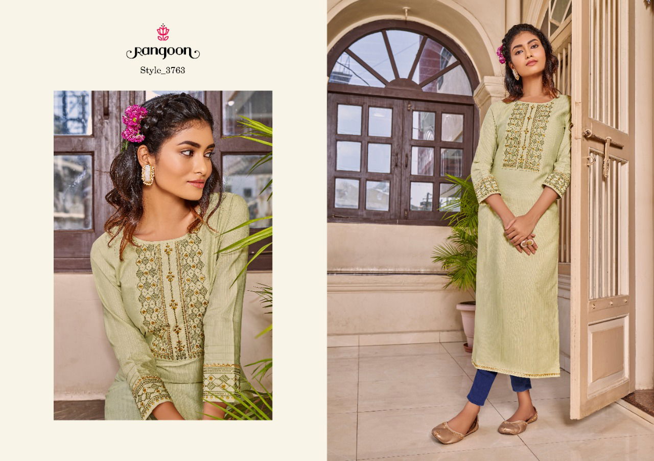 Rangoon Sweet Heart Fancy Wear Cotton Heavy Kurti Collection